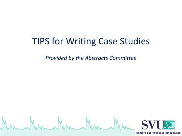 tips for writing case studies