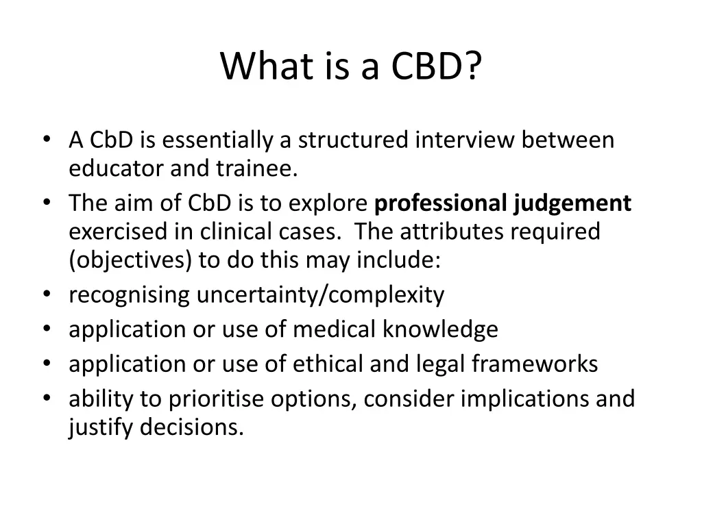 what is a cbd