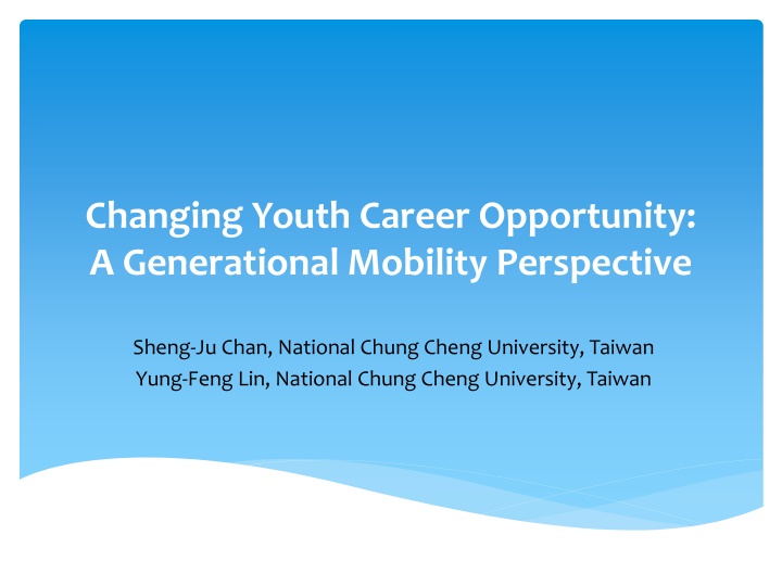 changing youth career opportunity a generational