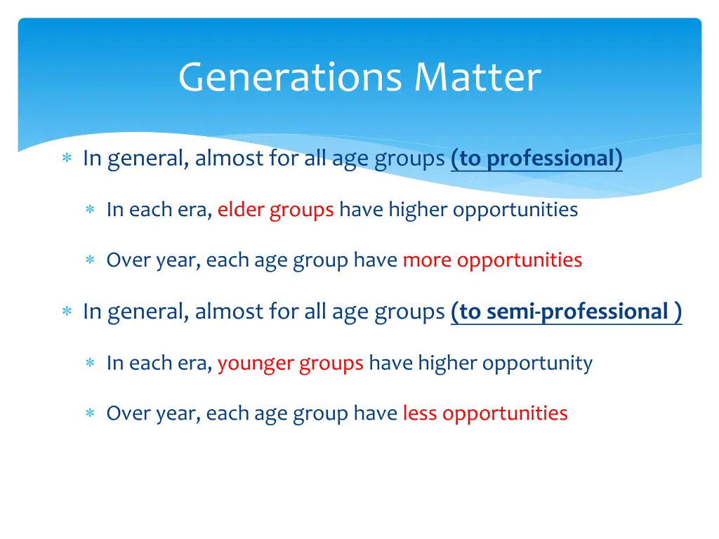 generations matter 2