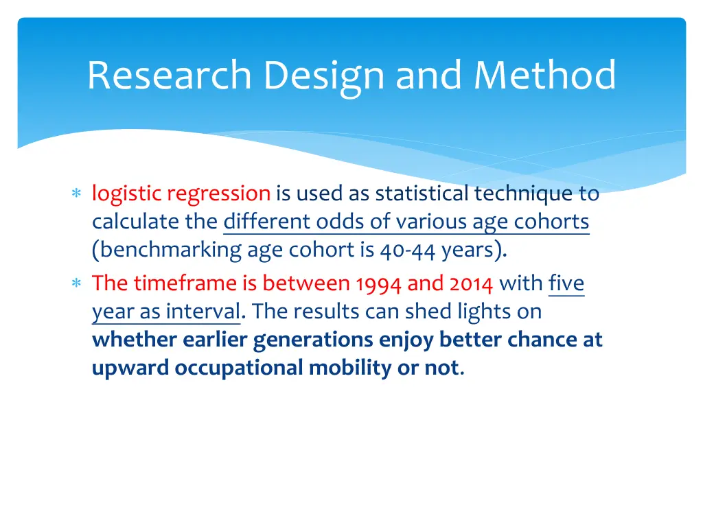 research design and method