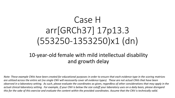 case h