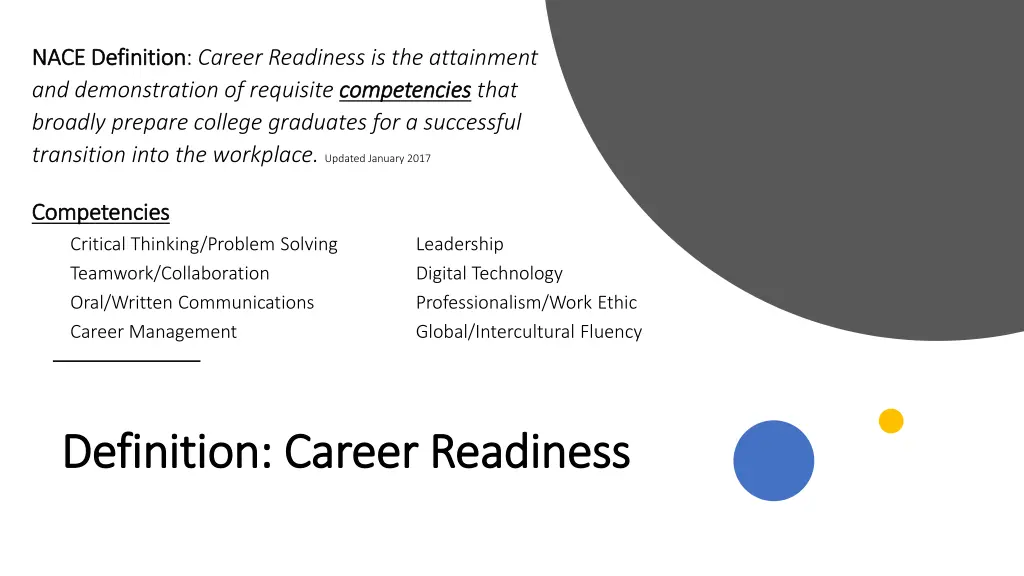 nace definition nace definition career readiness