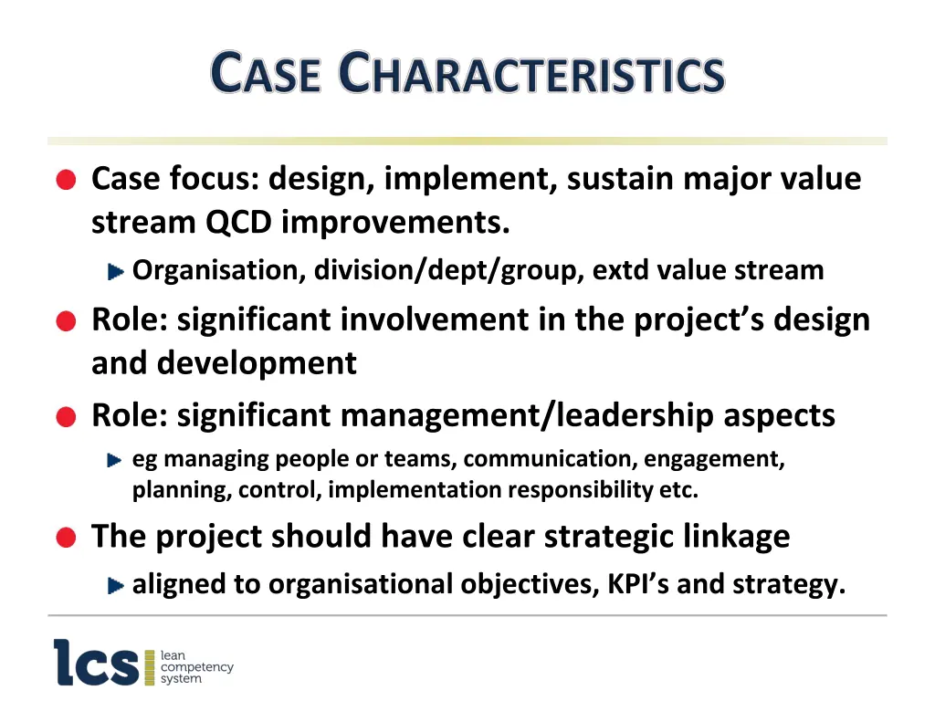 case focus design implement sustain major value