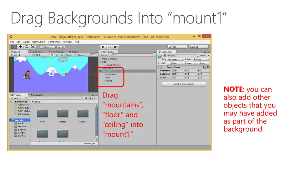 drag backgrounds into mount1