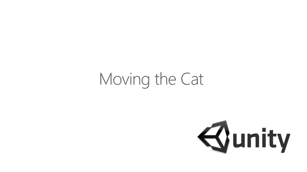 moving the cat