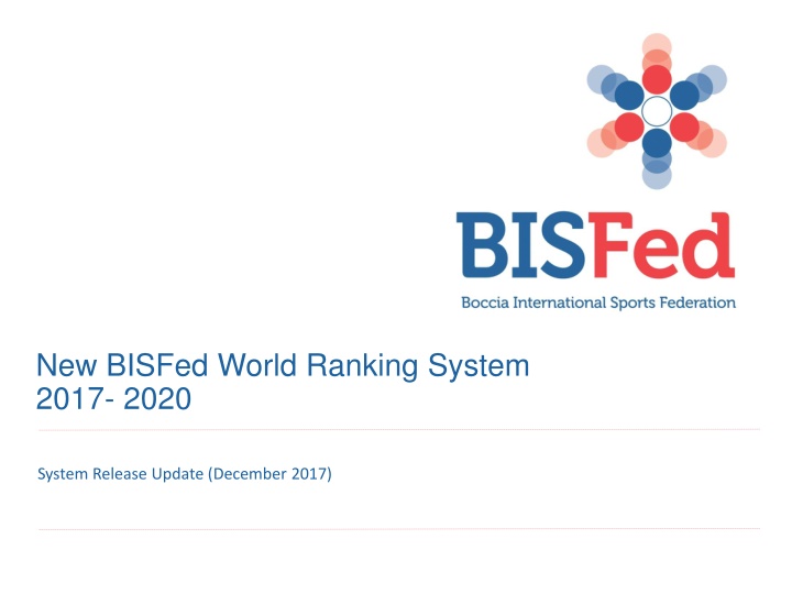 new bisfed world ranking system 2017 2020