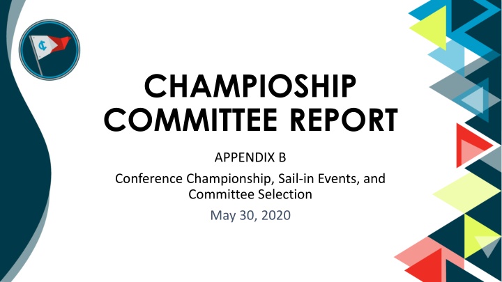 champioship committee report appendix