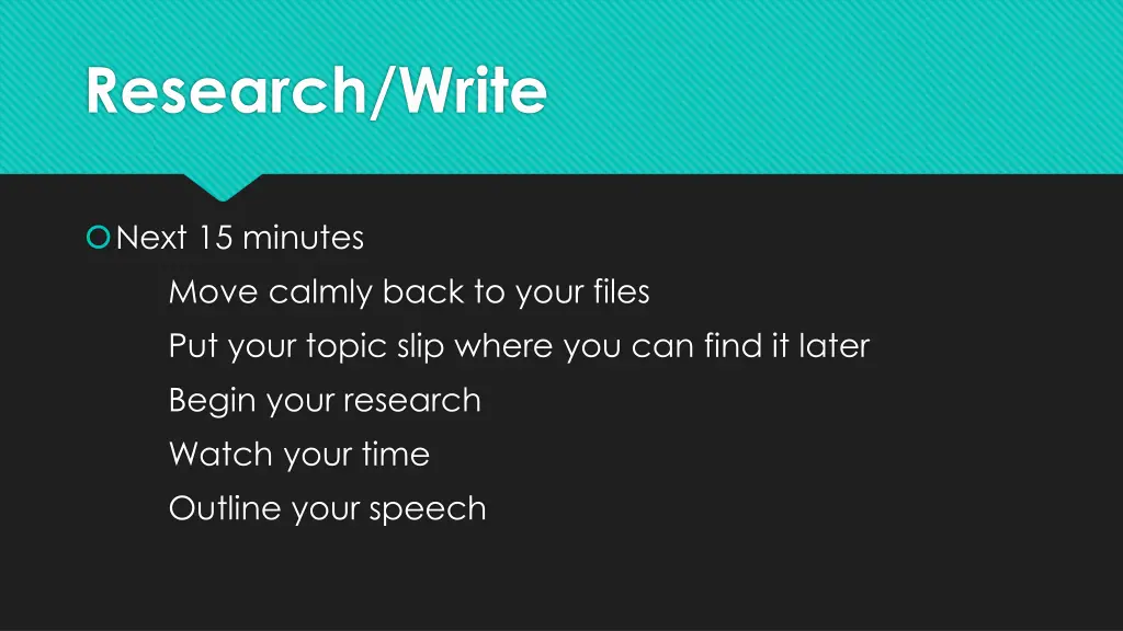 research write