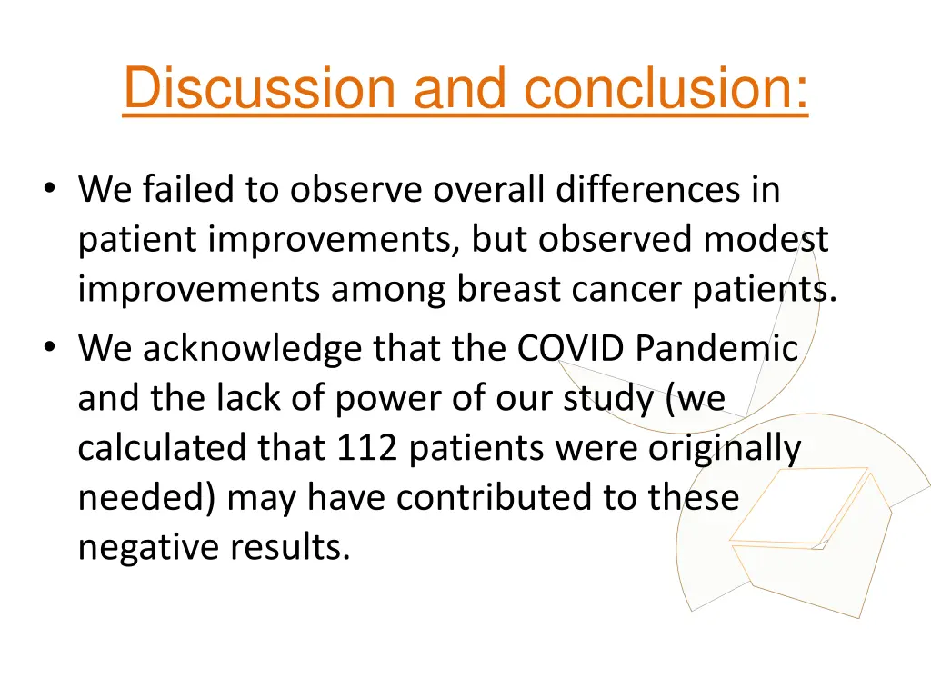 discussion and conclusion