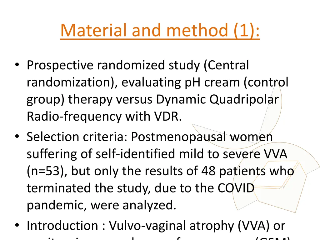 material and method 1