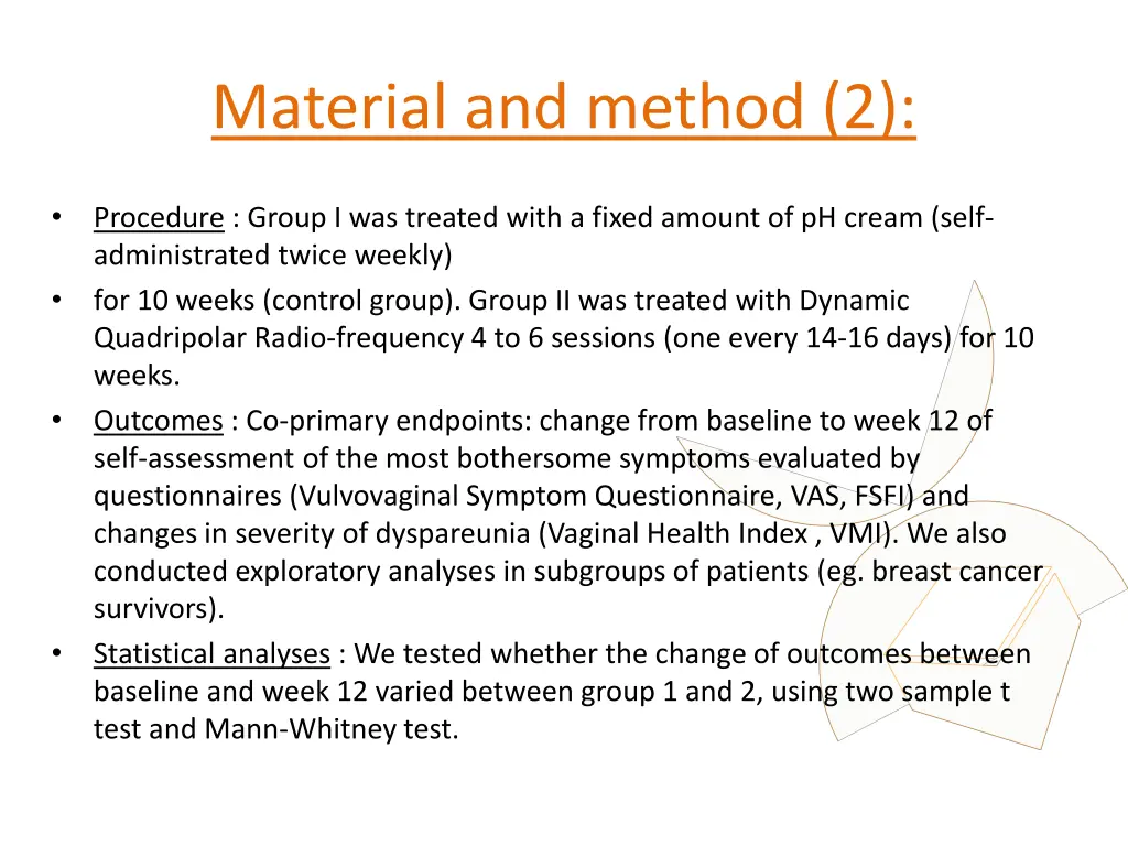 material and method 2