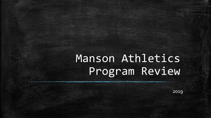 manson athletics program review