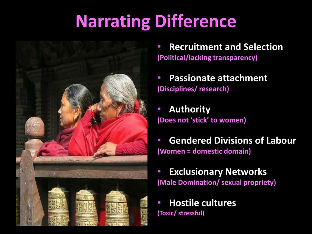 narrating difference