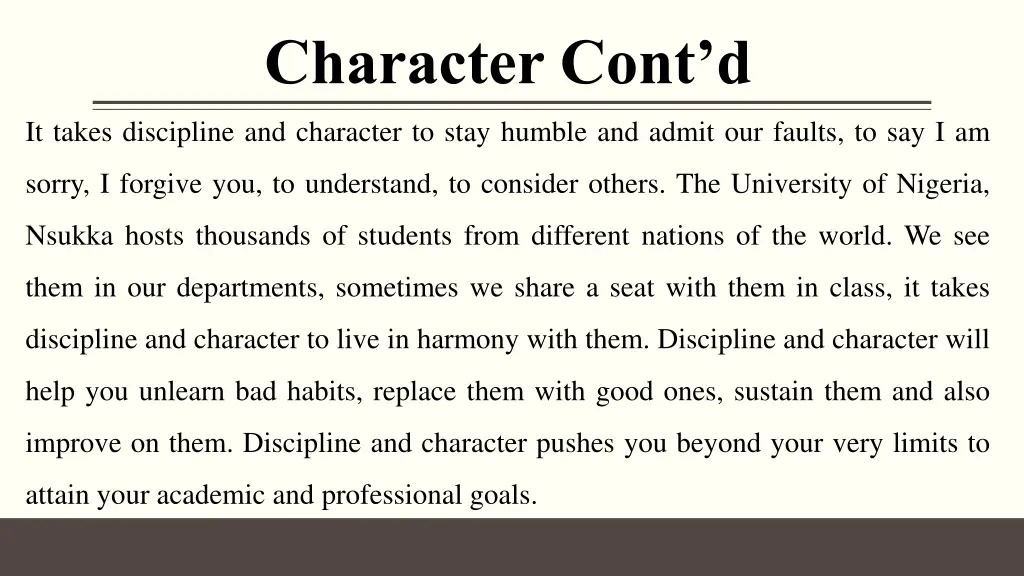 character cont d 1