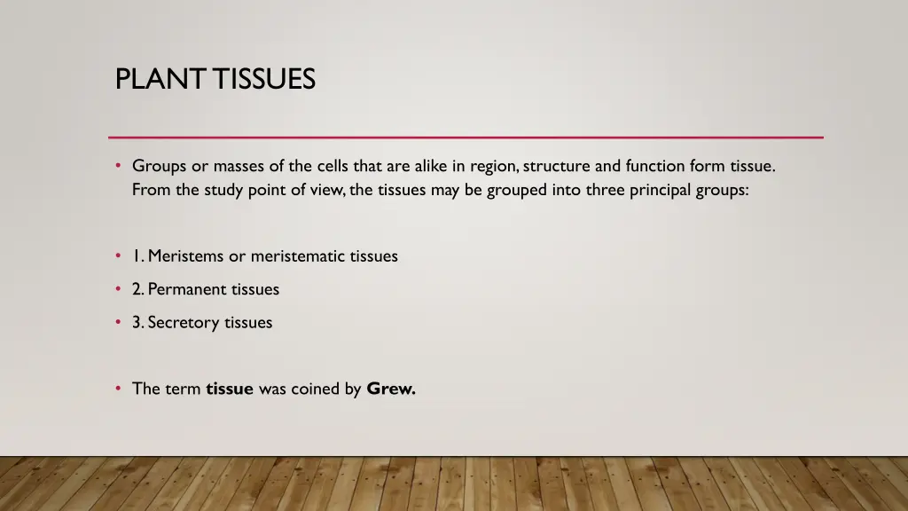 plant tissues 1