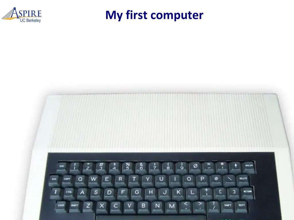 my first computer