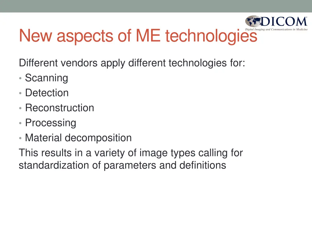 new aspects of me technologies