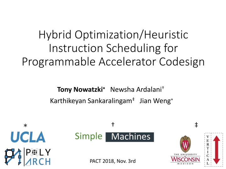 hybrid optimization heuristic instruction