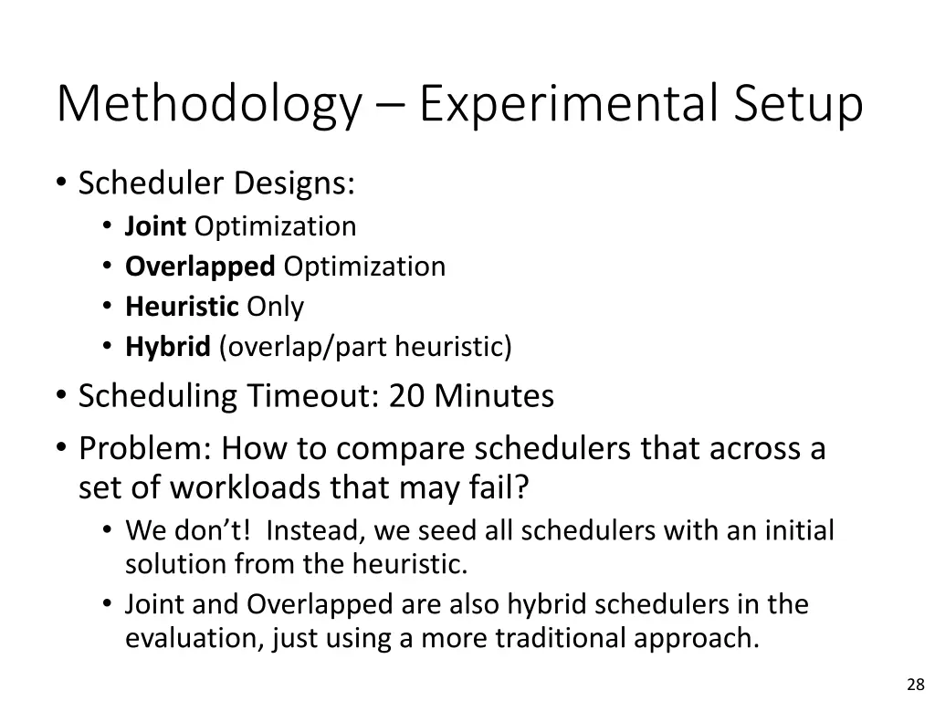 methodology experimental setup