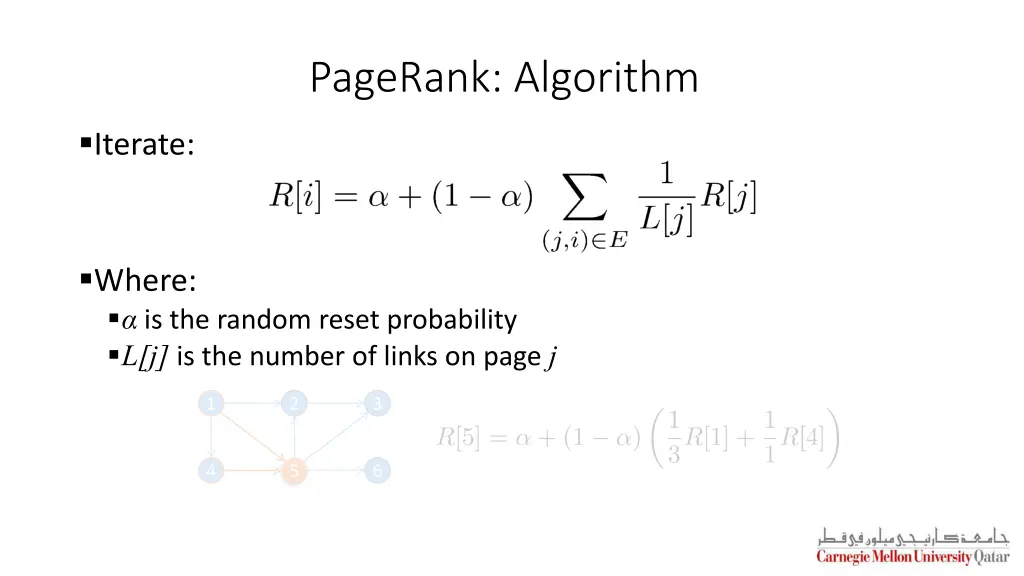 pagerank algorithm