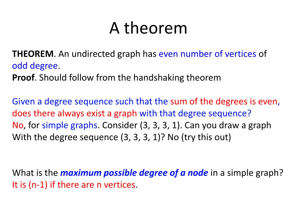 a theorem