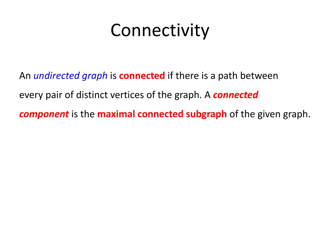 connectivity