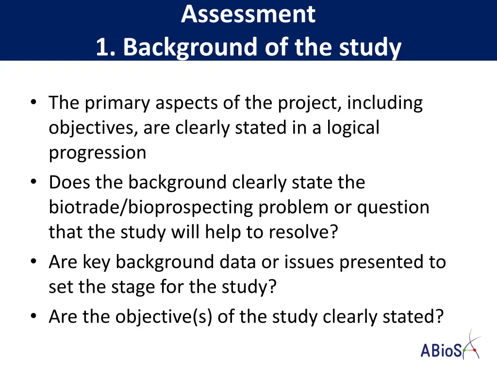 assessment