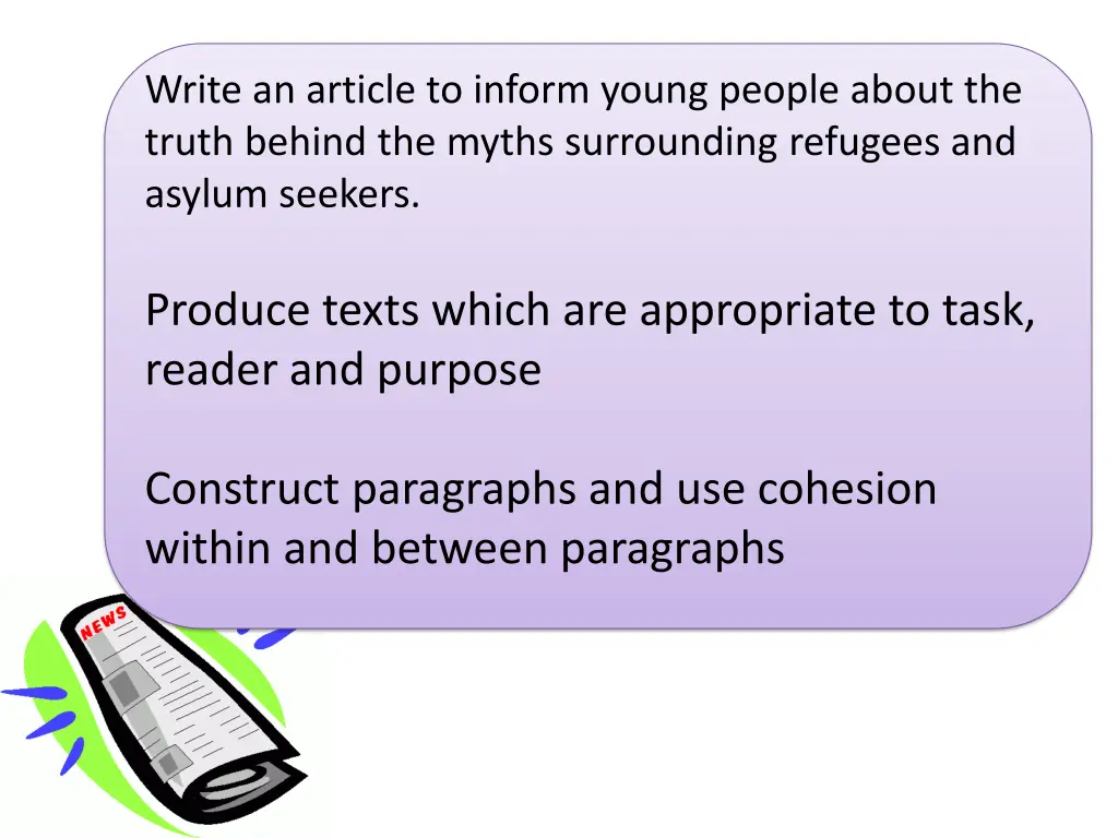 write an article to inform young people about