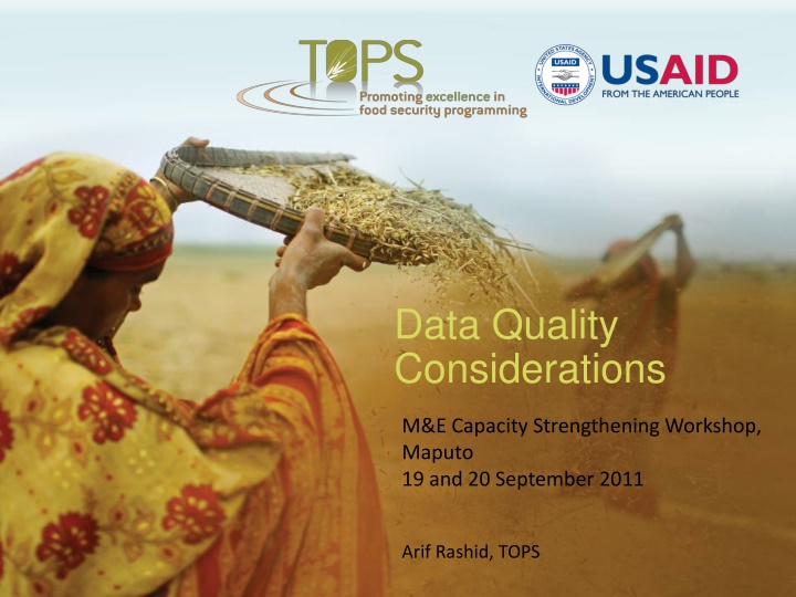 data quality considerations