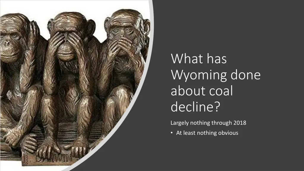 what has wyoming done about coal decline