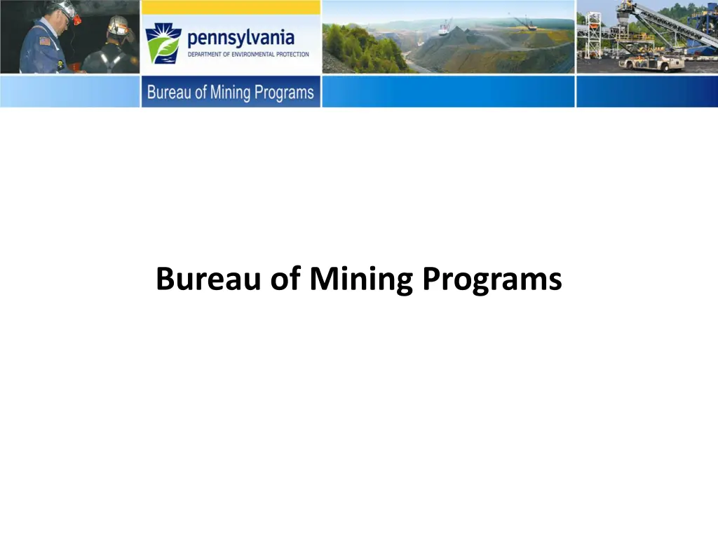 bureau of mining programs