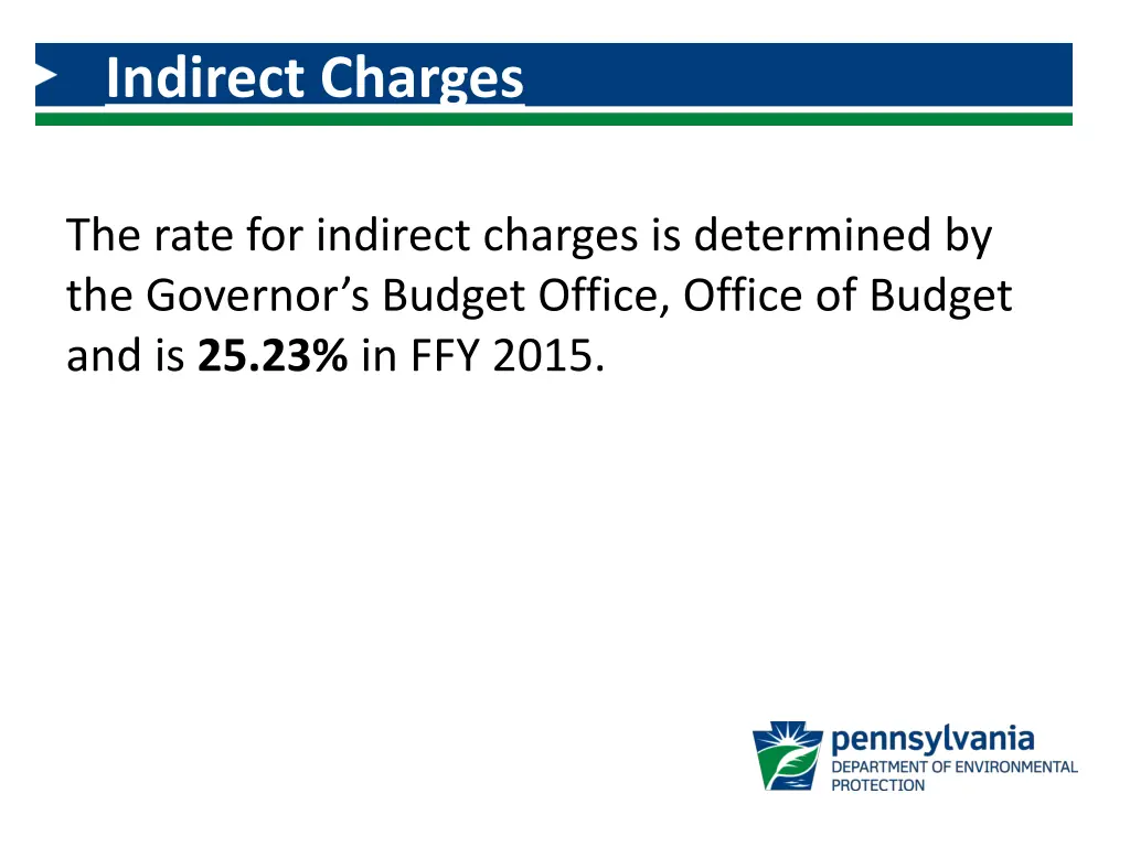 indirect charges