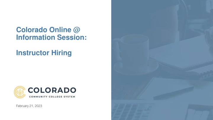 colorado online @ information session