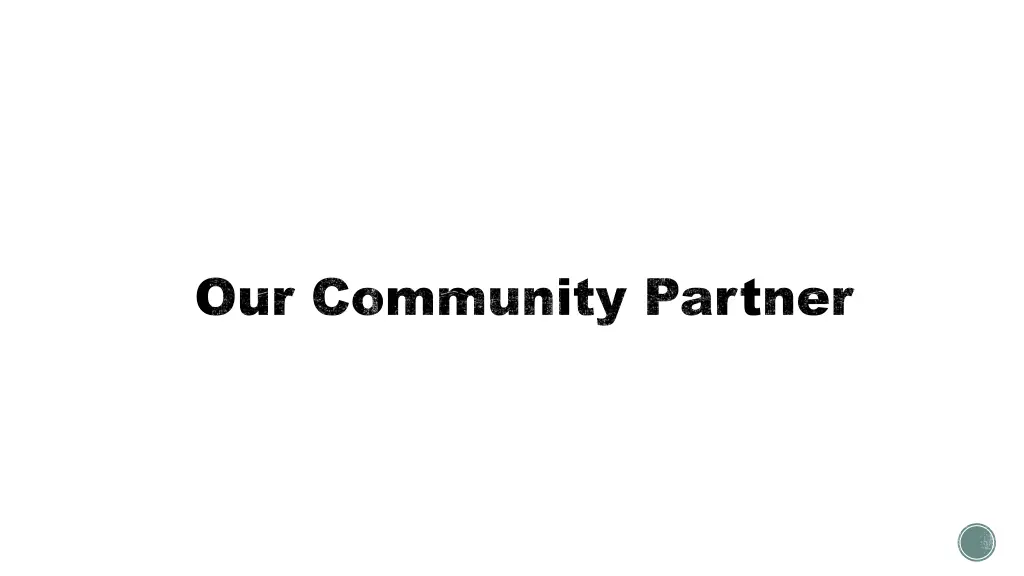 our community partner