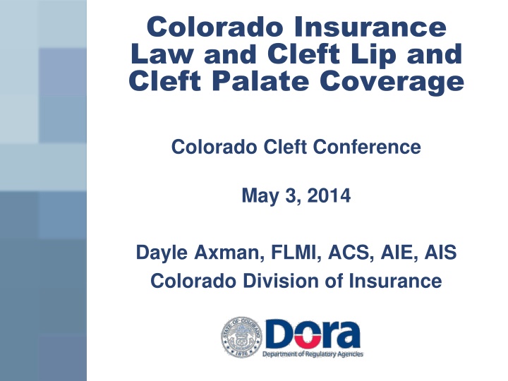 colorado insurance law and cleft lip and cleft