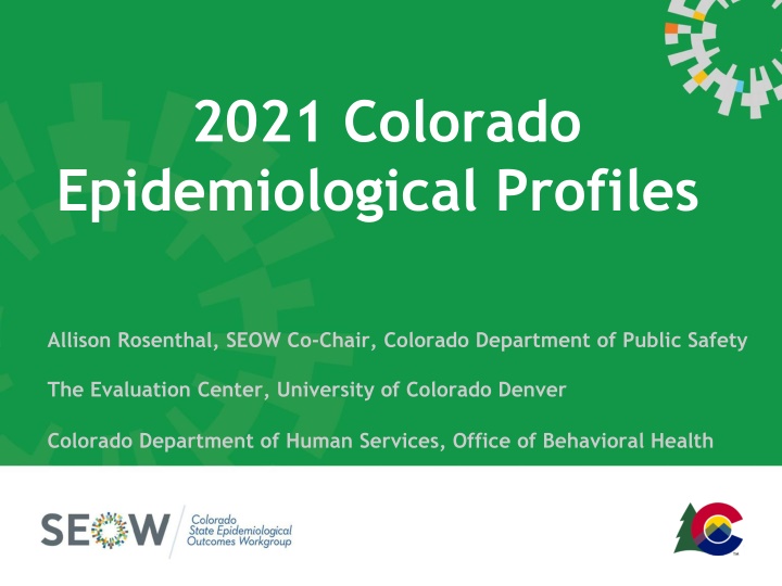 2021 colorado epidemiological profiles