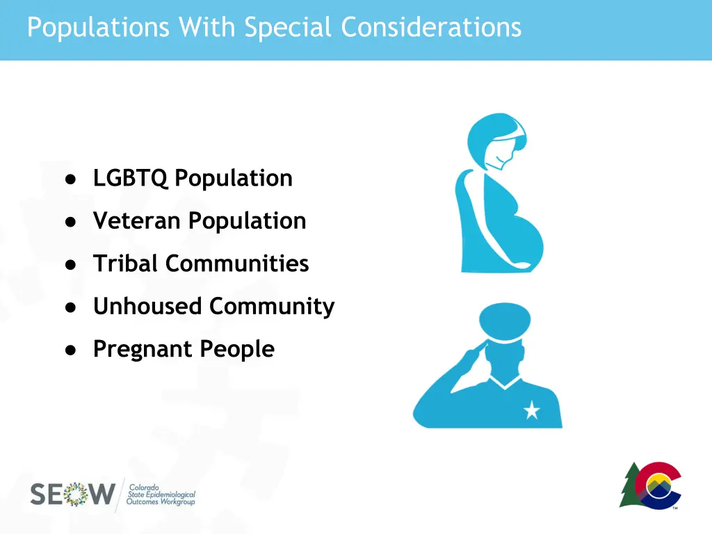 populations with special considerations