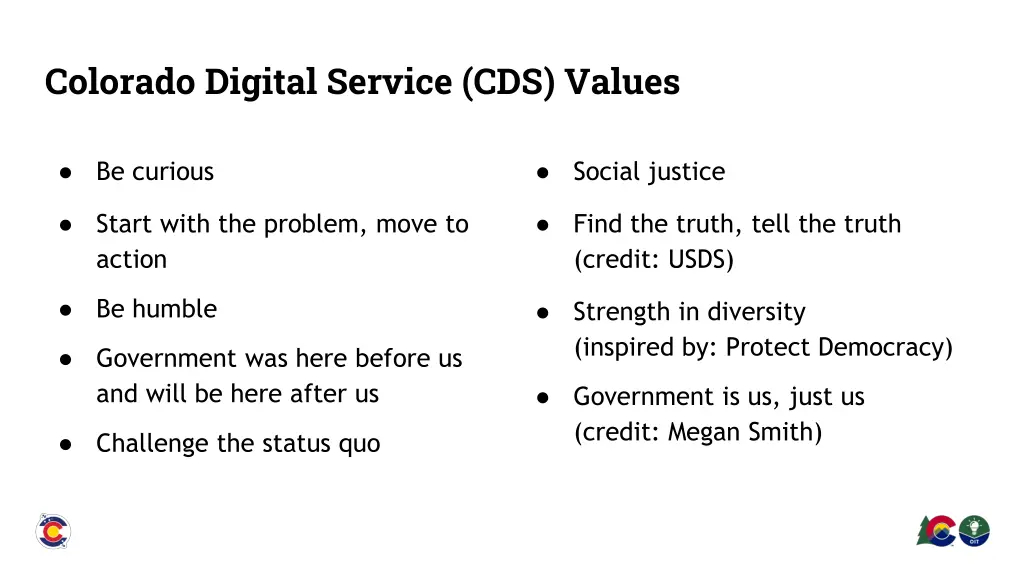 colorado digital service cds values