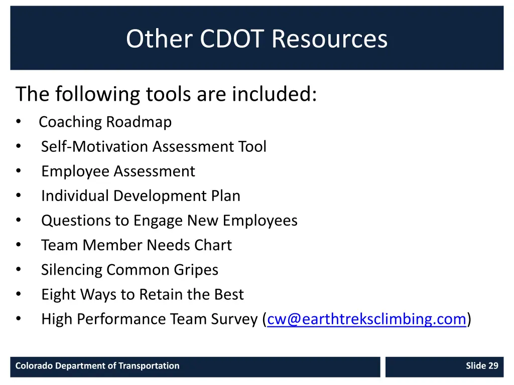 other cdot resources