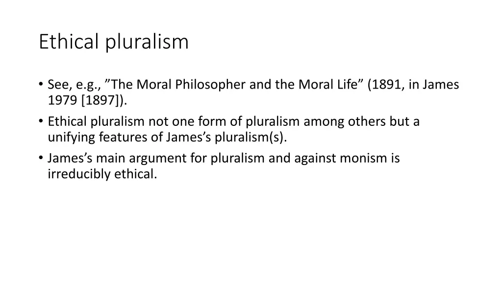 ethical pluralism