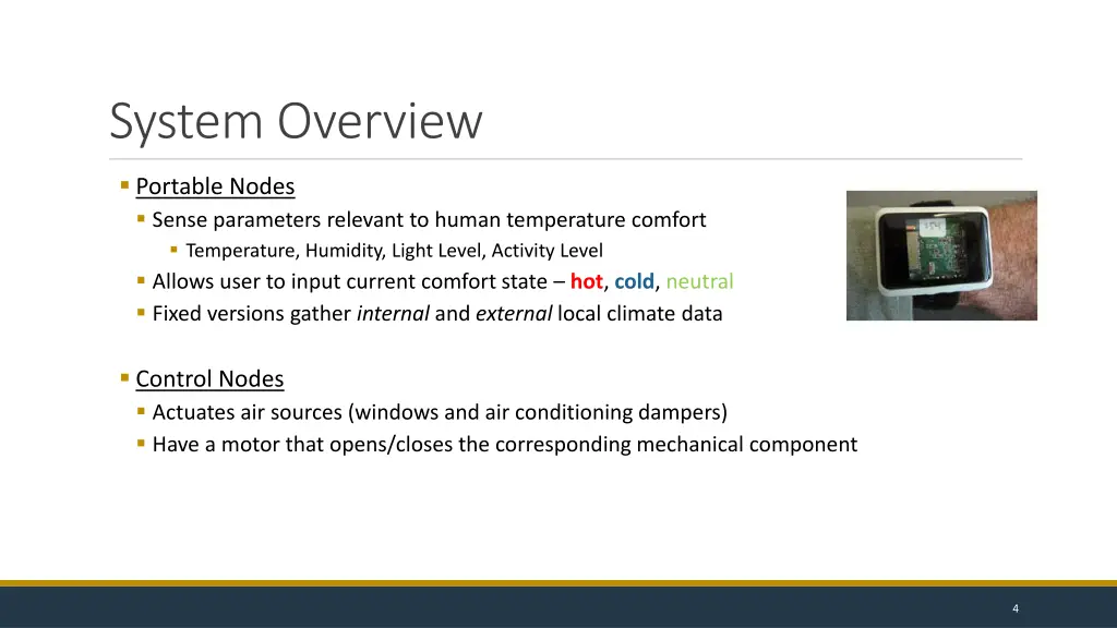 system overview