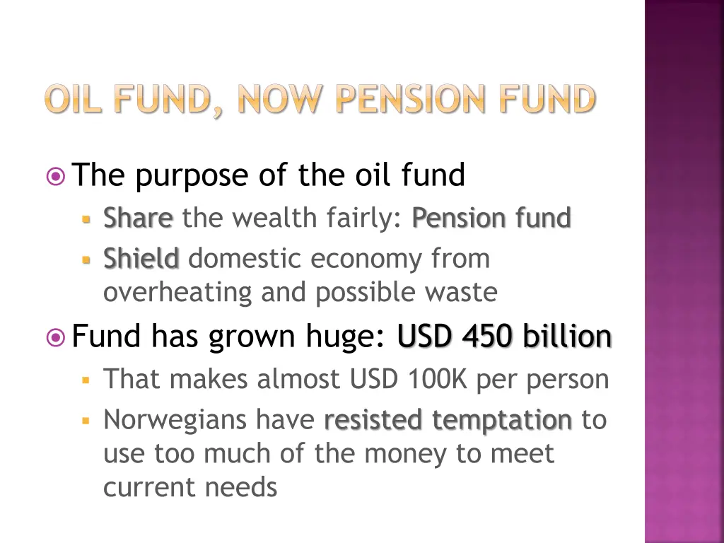 oil fund now pension fund