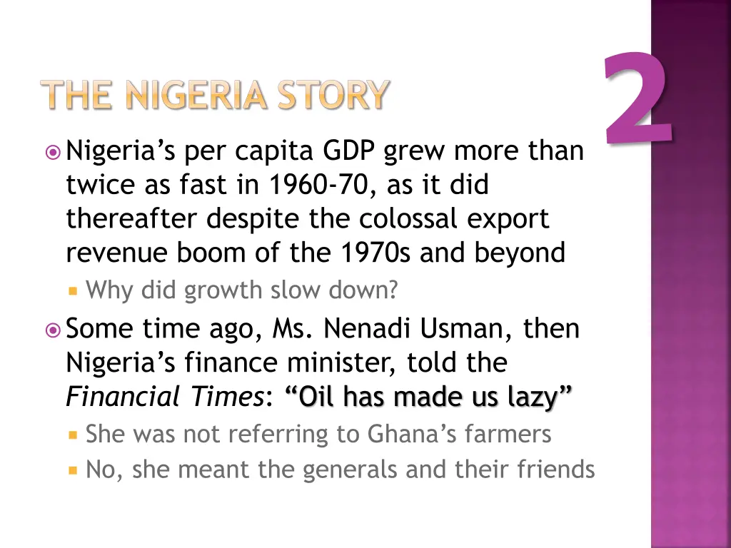 the nigeria story