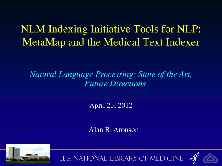 nlm indexing initiative tools for nlp metamap