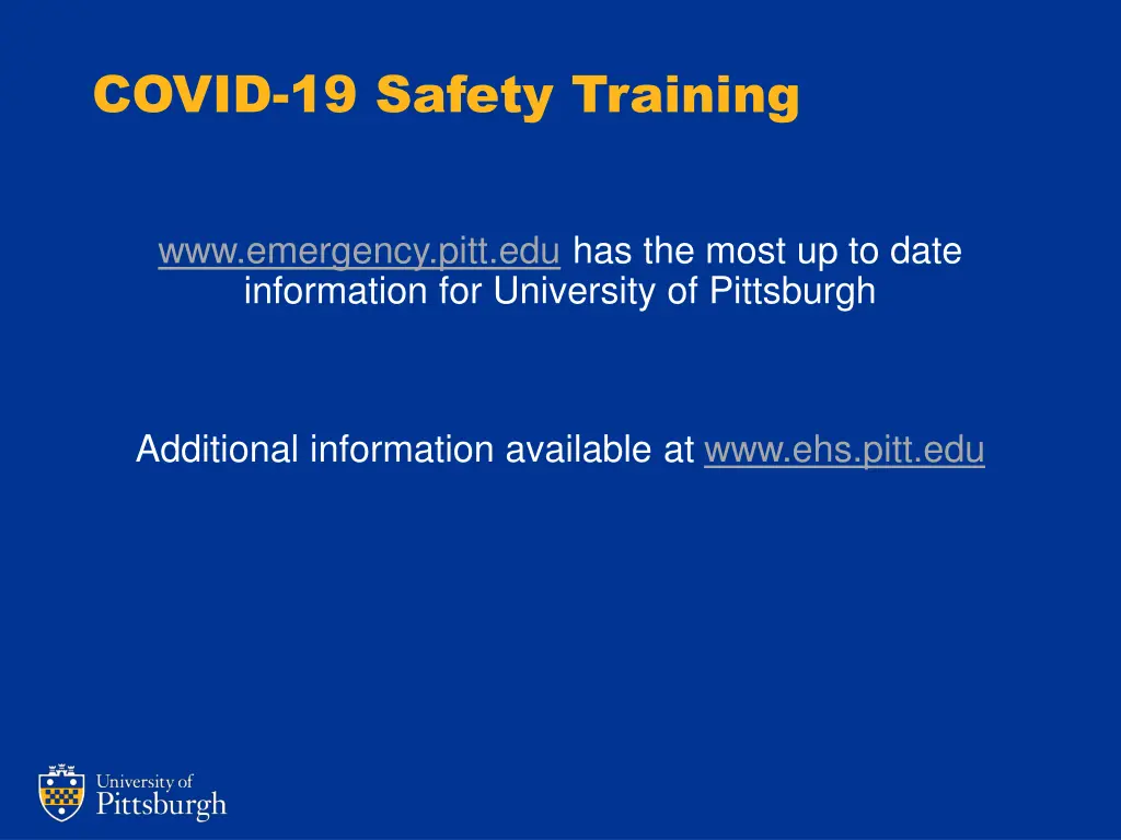 covid 19 safety training