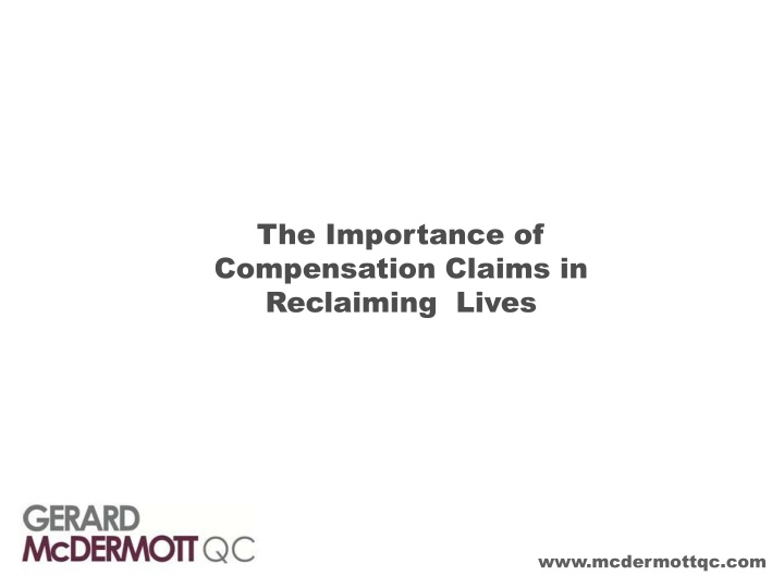 the importance of compensation claims