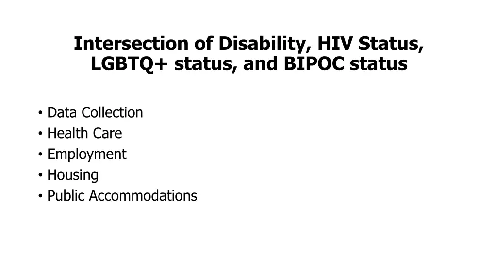 intersection of disability hiv status lgbtq