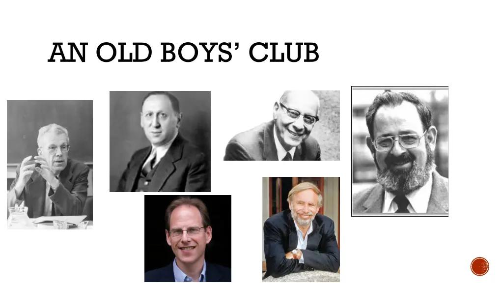 an old boys club