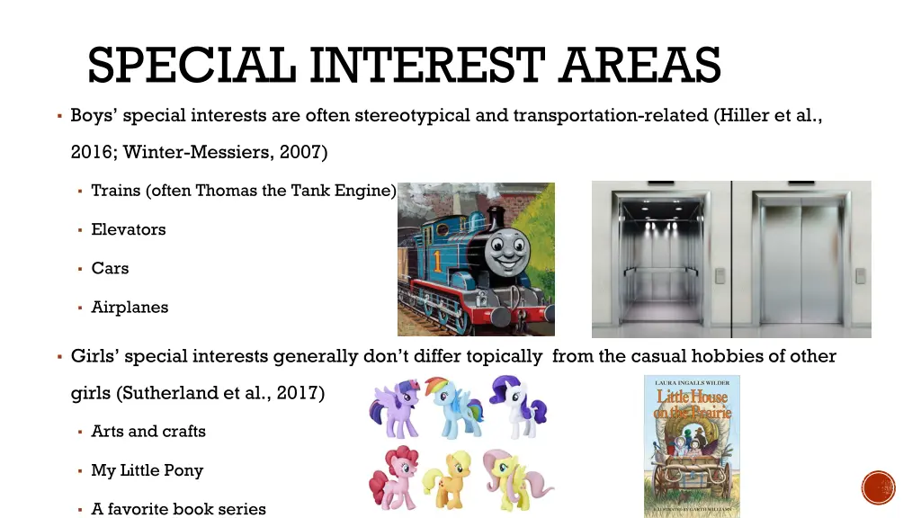 special interest areas